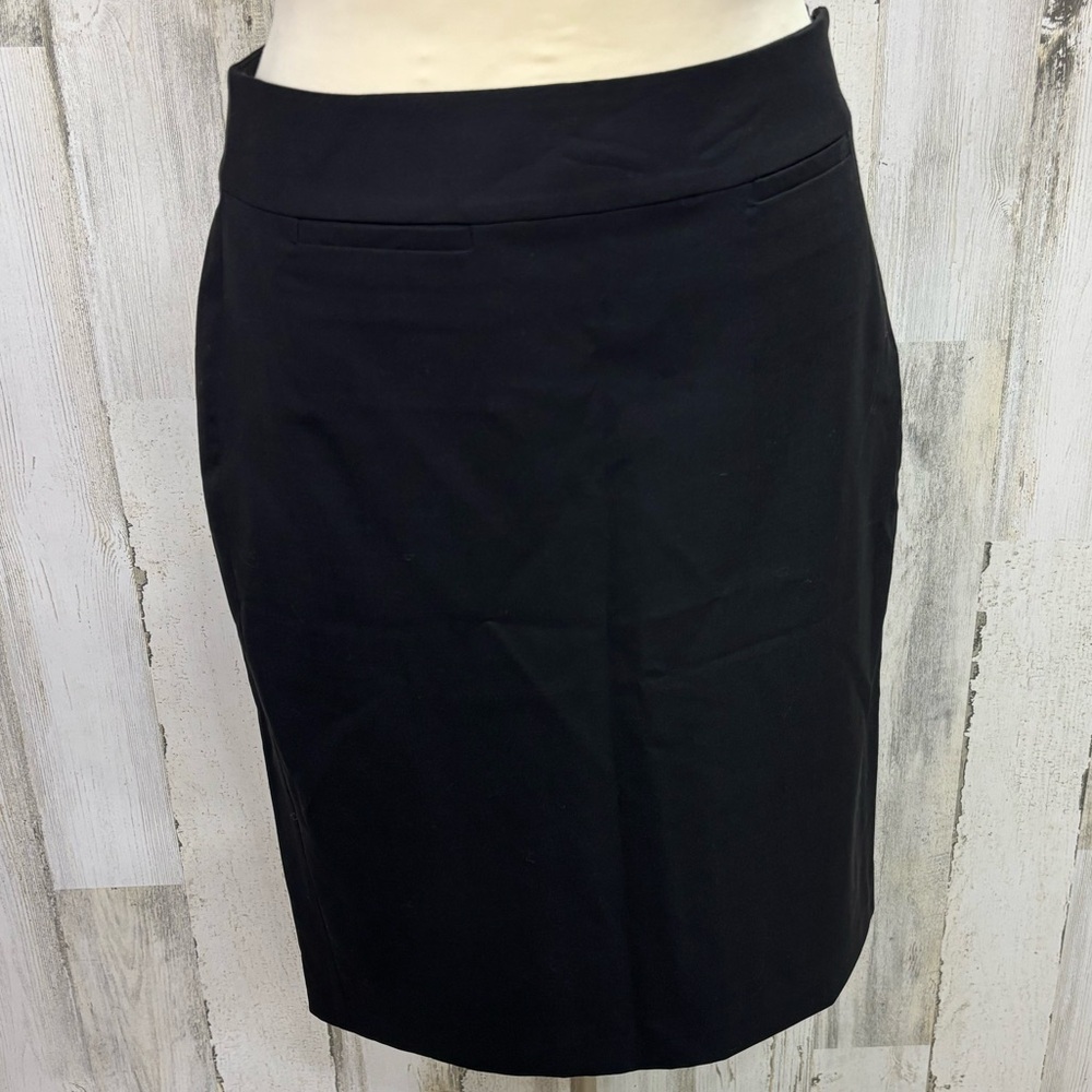 Banana‎ Republic Black Wool Pencil Skirt